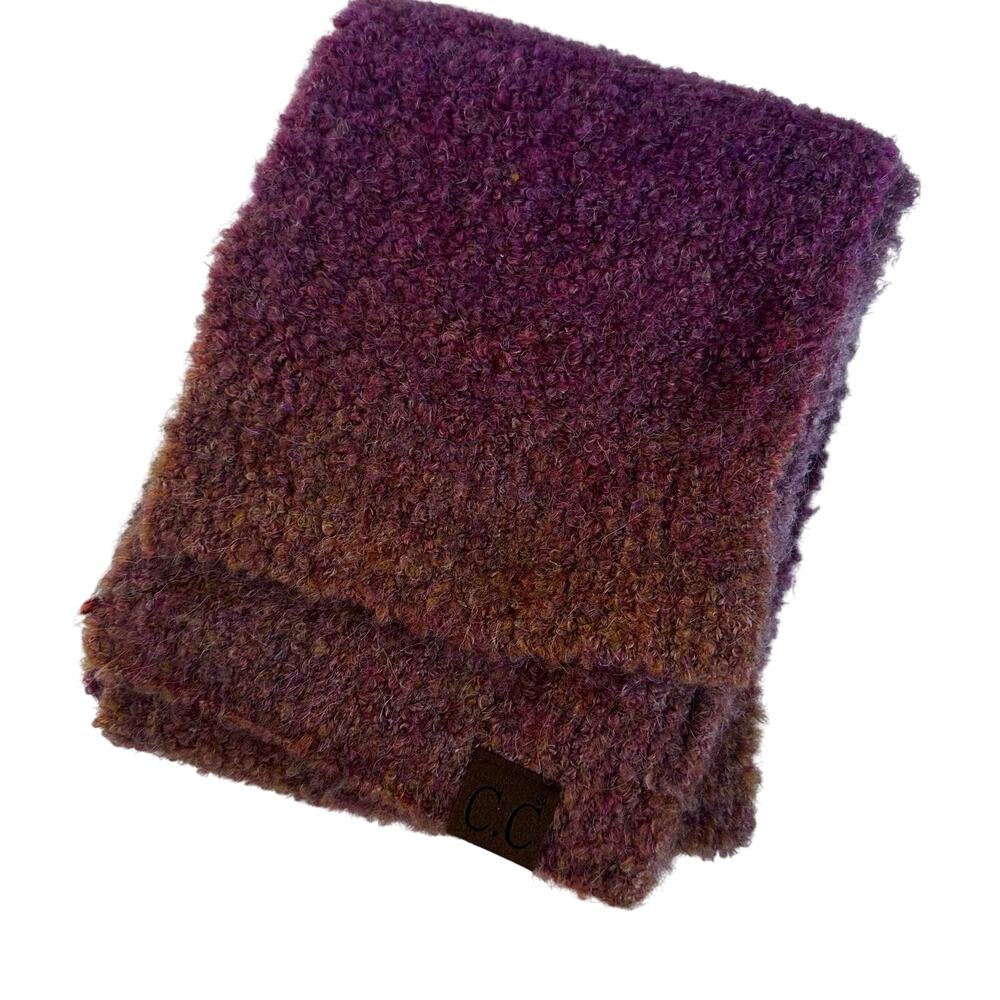 C.C. Burnt Orange Scarf - 7x80 inches